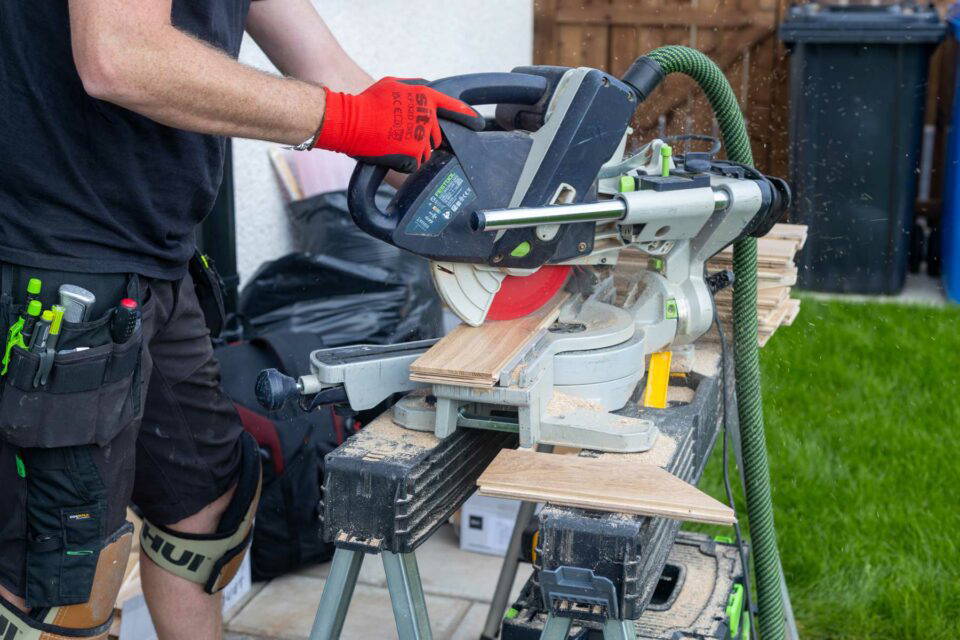 The Rocks Property Restoration team at work, Edinburgh